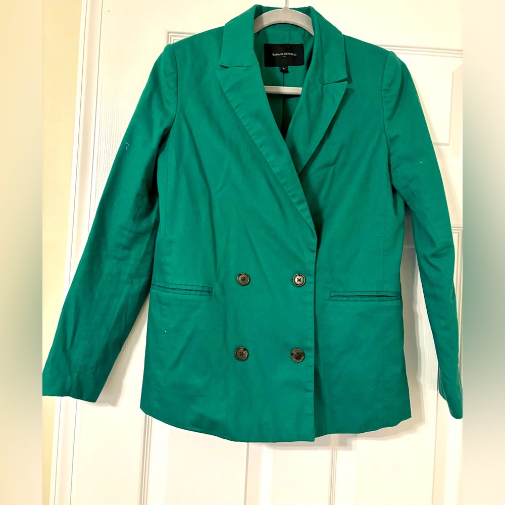 Banana Republic- Green Blazer